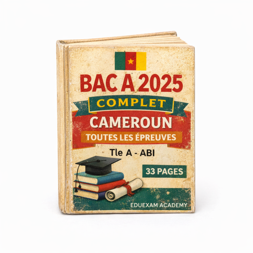 Bac A 2025 - Complet