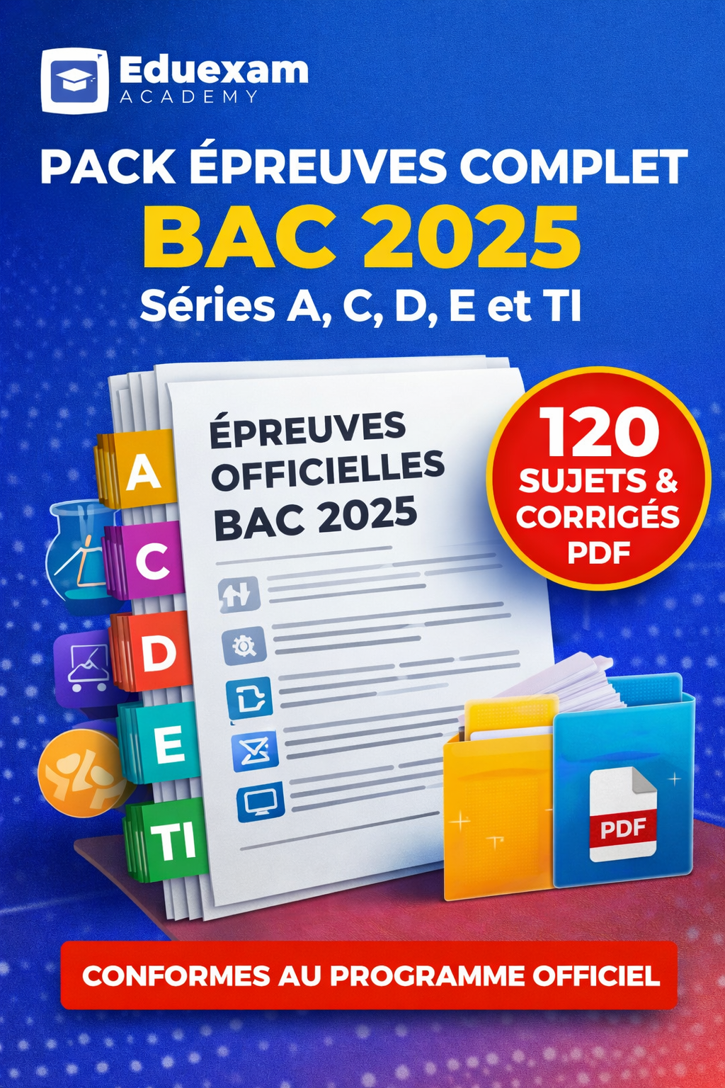 Toutes les Épreuves du Baccalauréat 2025 Séries A, C, D, E et TI au Cameroun