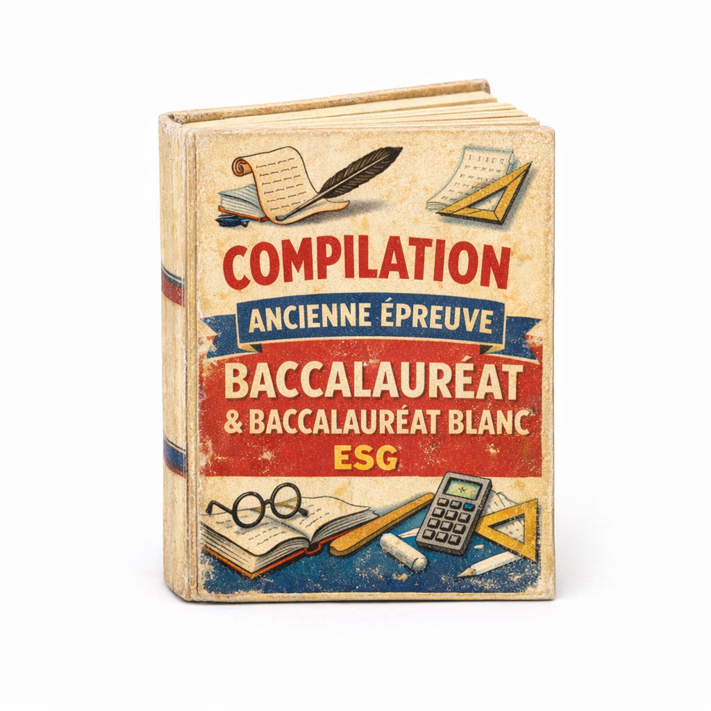 Compilation complète anciennes épreuves BAC et BAC blanc avec corrigés PDF (Terminale)