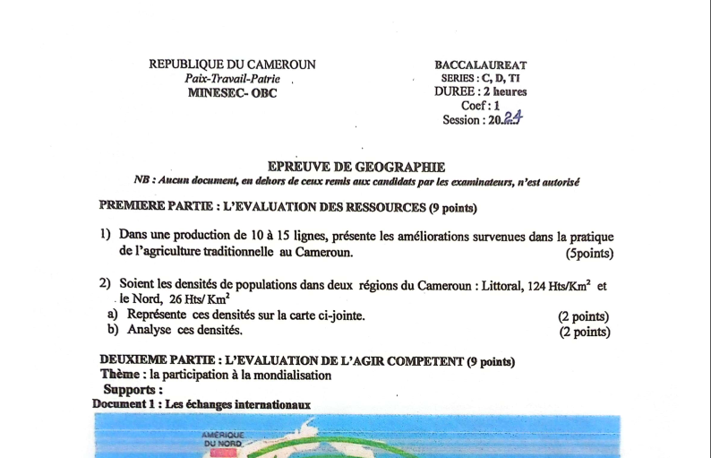 Bac C 2024 - Hist-Géo