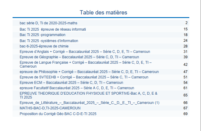 Bac TI 2025 - Complet