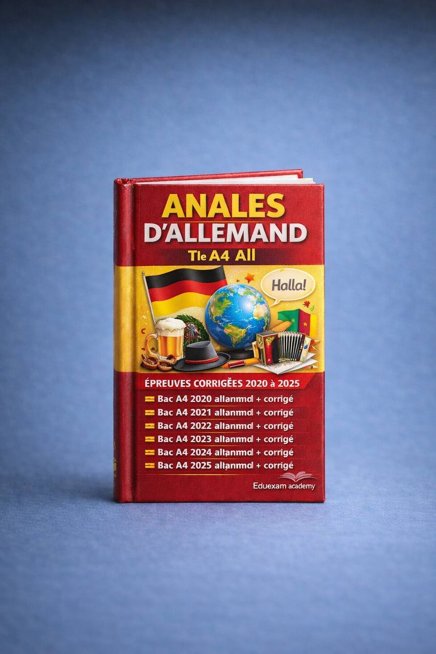 Annales Allemand Terminale A4 All Bac 2020-2025 avec corrigés