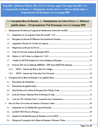 Formation Programmation  Web, Je Débute